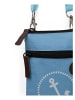 SCHIETWETTER Messenger Bag "Ankerliebe" in hellblau