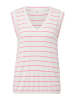 s.Oliver T-Shirt keine Ärmellänge in Creme-pink