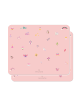 Tinyloaders 2x SET XL Platzdeckchen Platzmatte Tischset, 65 cm x 50 cm, FAIRYLAND