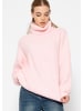 SASSYCLASSY Oversize Rollkragenpullover in Rosa