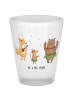 Mr. & Mrs. Panda Schnapsglas Waldtiere Aloha ohne Spruch in Transparent