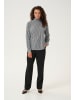 Kaffe Langarm-Bluse KAamber in Grey_CelestialBlue Wavy Print