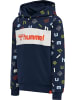 Hummel Hummel Hoodie Hmlletters Jungen Atmungsaktiv in BLACK IRIS