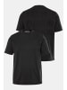 STHUGE Kurzarm T-Shirt in schwarz