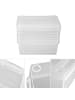 tectake 24er-Set Schuhbox mit Deckel, 33 x 23 x 12 cm