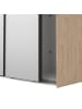 ebuy24 Schiebetürenschrank Como (2-türig) Eiche 119 x 67 cm