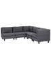 Beliani 5-tlg Ecksofa UNSTAD in Grau