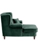 58 aufm Kessel XXL Sessel inkl. Kissen Karley Samtvelours grün