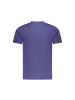 cavalli CLASS Blaues Baumwoll-T-Shirt