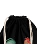 Mr. & Mrs. Panda gym rucksack Hahn Korn ohne Spruch in Schwarz
