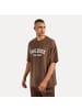 SMILODOX T-Shirt Kayson in Dunkelbraun