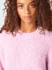 Noisy may Strickpullover Relaxed Fit flauschiger Stoff in Rosa