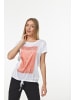 Decay T-Shirt in Weiss-Orange