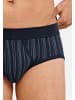 Schiesser Slip / Unterhose Original Classics Feinripp in Dunkelblau