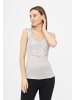 TOOCHE Top "Frosted Elegance" in grau