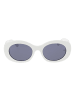 Ana Hickmann Frauen Sonnenbrille Oval Weiß