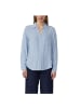 S.OLIVER RED LABEL Langarmbluse in Blau