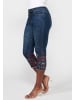 KOROSHI PIRATE JEANS HOSE in blau