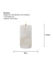 STAR Trading LED Kerze ,Flamme Float' im Glas, Ölkerzen-Optik, Gelkerze mit Docht,