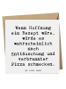 Mr. & Mrs. Panda Glückwunschkarte Spruch Hoffnung in schwierigen... in Weiß