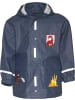 Playshoes Kinder Regenjacke "Regen-Mantel Feuerwehr" in Blau