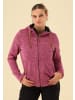 Tom Collins Strickfleecejacke Adisur in Himbeere