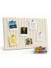 relaxdays 2-tlg. Filzpinnwand-Set in Beige - 30x40 cm
