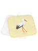 Mr. & Mrs. Panda Topflappen Storch ohne Spruch in Gelb Pastell