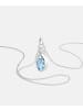 Diamant L'éternel Halskette aus 375 Weißgold mit 0.53 Karat Diamant mit Topas
