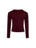 VINAJA Women Longsleeve in WINE RED