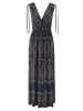 Aniston SELECTED Sommerkleid in marine-camel