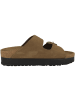 Papillio Sandale Arizona Flex Platform Nubukleder schmal XT in braun