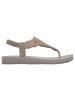 Skechers Zehentrenner MEDITATION - PEARL PERFECTION in taupe
