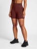 Hummel Hummel Shorts Hmltif Yoga Damen Atmungsaktiv Dehnbarem Feuchtigkeitsabsorbierenden Nahtlosen in BITTER CHOCOLATE