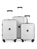 Hauptstadtkoffer Kotti - 3er Koffer-Set Trolley Gepäckset, TSA, 4 Rollen (S, M & L) in Weiß