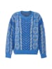 ebeeza Strickpullover in Denim Blau