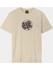 Santa Cruz T-Shirt "Flash Stacked Dot Front T-Shirt" in Braun