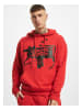 DEF DEF Kapuzenpullover in red