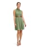 Vera Mont Cocktailkleid mit Spitzeneinsatz in Autumn Green