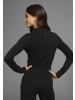 Laura Scott Stehkragenpullover in schwarz