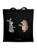 Mr. & Mrs. Panda Uni Tasche Hase Igel ohne Spruch in Schwarz