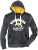 Roadsign Strickfleecehoodie in schwarz melange/gelb in schwarz melange/gelb