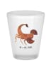 Mr. & Mrs. Panda Schnapsglas Sternzeichen Skorpion ohne Spruch in Transparent