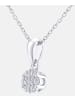 Diamant L'éternel Halskette mit Anhänger aus 375 Weißgold mit Diamant