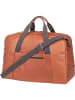 Leonhard Heyden Weekender Hamburg 7086 in Cognac