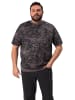 Men Plus Kurzarm T-Shirt in asphaltgrau