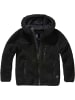 Brandit Kinder Fleecejacke/Fleecepullover "Kids Teddyfleece Jacket Hooded" in Schwarz