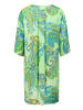 Betty Barclay Sommerkleid mit V-Ausschnitt in Green/Blue