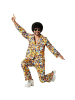 tectake Siebzigerjahre-Look/Discofan 70er Jahre Disco Retro-Kreis-Muster