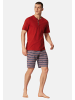 Schiesser Schlafanzug Casual Nightwear in Rot